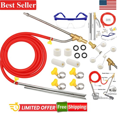 #ad Heavy Duty Sandblasting Kit 1 4 Inch Quick Connect for Powerful Pressure Wash $46.54