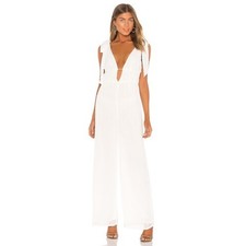 Lovers Friends Cain Jumpsuit in White - Size XS -NWT