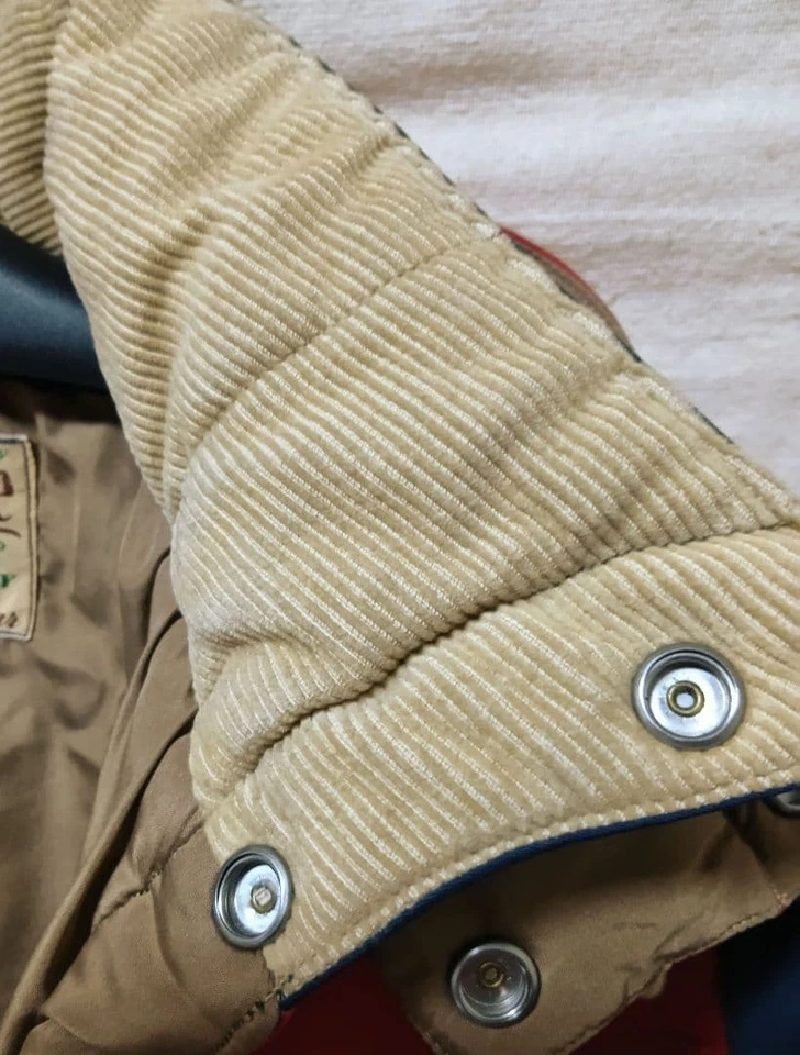 Jaqueta acolchoada Sugar Cane vermelha marinha tamanho M - Imagem 4 de 4