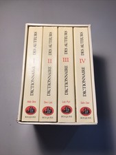 LITTÉRATURE - Dictionnaire des Auteurs 4 Vol + Coffret - Collection Bouquins