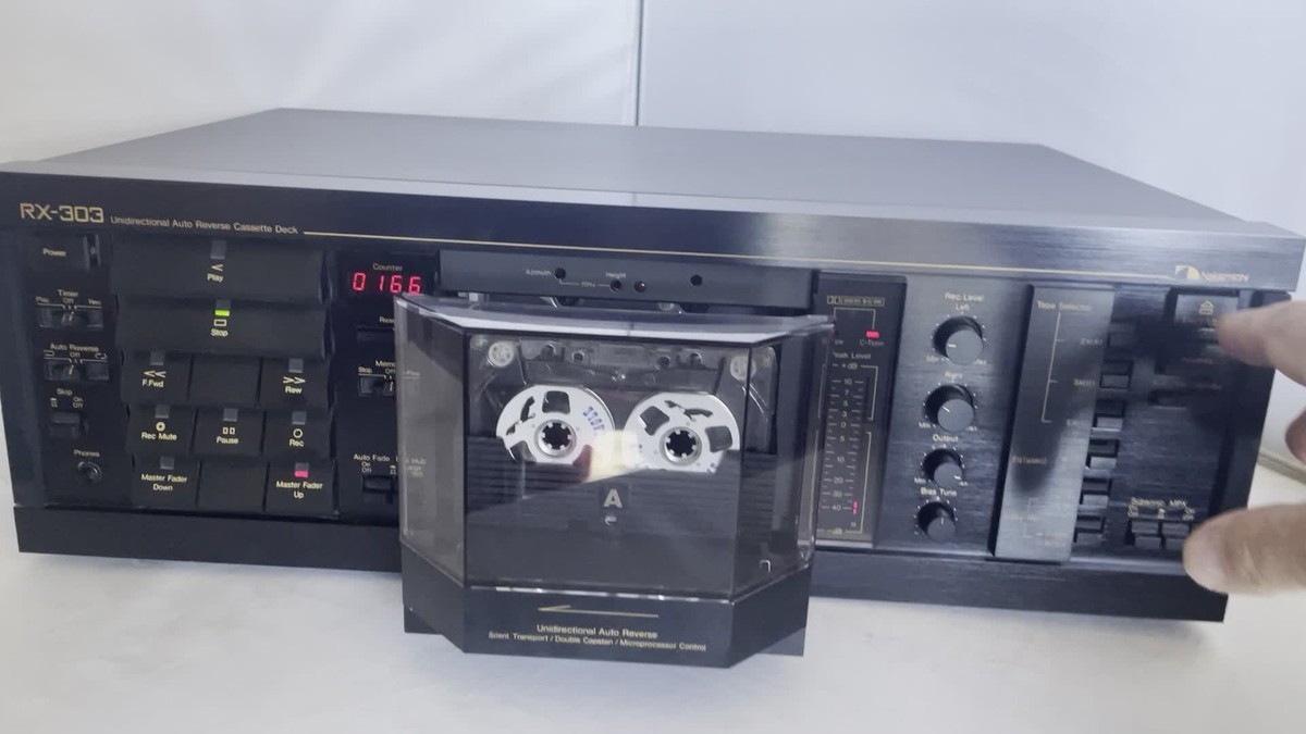 Nakamichi RX-303 UDAR auto reverse cassette deck RESTORED
