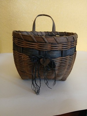 Collectible Decorative Hand-woven Rustic, Handcrafted. One Handle Design Makes A