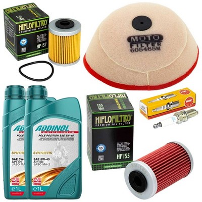 Ölfilter Set Öl Wartung Zündkerze Luftfilter für KTM EXC 250 400 EXC 450 2003-07