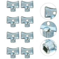  10 Pcs Handy Radiator Key Bleeding Air Valve Keys Wrench Square Socket