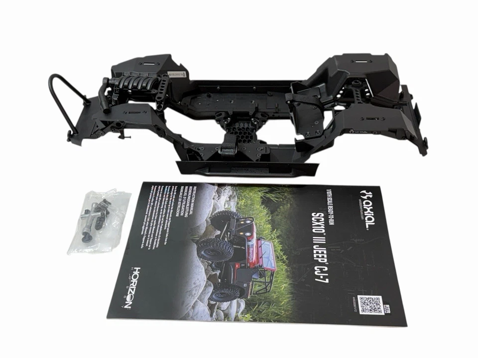 New Axial SCX10 lll Jeep CJ-7 Complete Stock 1/10 Crawler Chassis Frame - Image 2 of 4