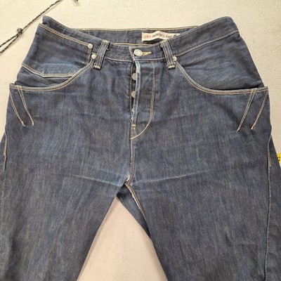VTG Levis Engineered Jeans Mens Blue 10th Anniversary Twisted Flap