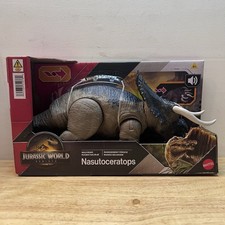 Jurassic World Rebirth Wild Roar Nasutoceratops Figure NEW