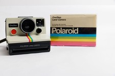 Polaroid One Step Land Camera Rain Stripe SX-70 With Strap Manual