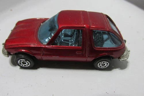 vintage toy car Corgi Junior AMC Pacer  red  2 1/2" long