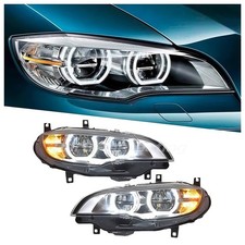 Front Left & Right Led Headlights Assembly For 2008-2013 Bmw X6 E71