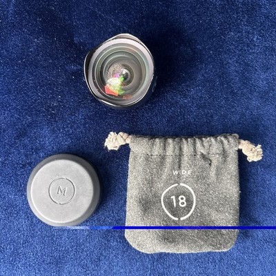 Moment Wide 18mm Mobile Lens - Used fair condition , see coating 