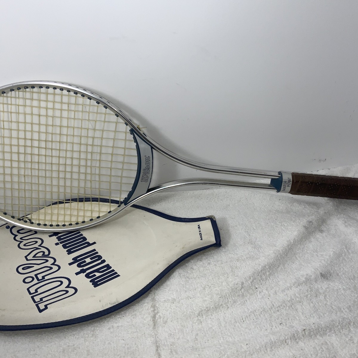 Raquette De Tennis Vintage Wilson Break Point - Cadre Classique, Fabriquée Au Japon (occasion)