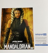 Star Wars The Mandalorian Rosario Dawson Signed 11x14 Photo Ahsoka ACOA Rare