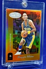 REGGIE MILLER HOT PROSPECTS REFRACTOR LIKE BEAUTY SP INDIANA PACERS LEGEND HOF
