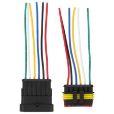 1Set Electrical Connector 6P Male And Female Plug Socket Kit For Car Marine Boat