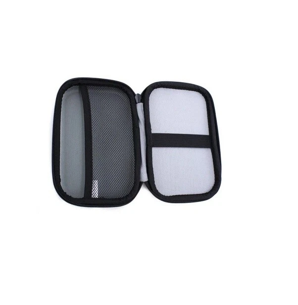 Estuche negro endurecido para cámara HDD GPS 150x105x50 mm nailon neopreno Foto 2 de 4