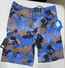 Columbia PFG Offshore II Board Shorts Blue Men's 30 Beach Swimwear Fishing NWT