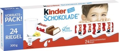 2,1 kg Ferrero Kinder Schokolade 7 x 300g Kinder Schokolade Riegel  NEU OVP 