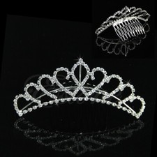 Wedding Bridal Comb for Rhinestone Pageant Prom Crystal Hair Headban