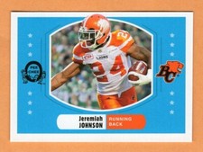 Jeremiah Johnson 2017 Upper Deck CFL retro card BC Lions  Oregon Ducks