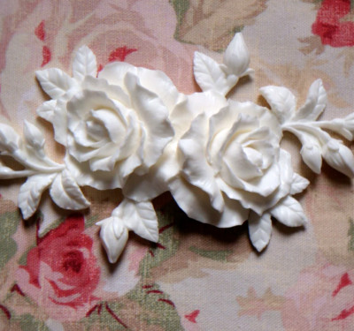 Rose  mold Resin, plaster, candle, soap ,clay mold Decorating