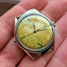 Landeron Electric Accumulator Watch for Repair, Cal 4750, Circa 1960