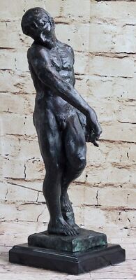 Adam Skulptur Nachbildung von Auguste Rodin Shadow of Hell Bronze Statue