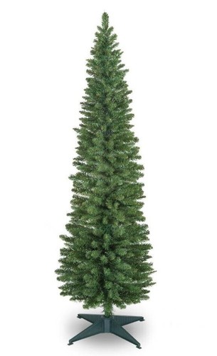 Albero di Natale matita sottile 4 piedi 5 piedi 6 piedi 7 piedi 8 piedi verde grigio bianco nero alberi di Natale - Foto 14 di 78