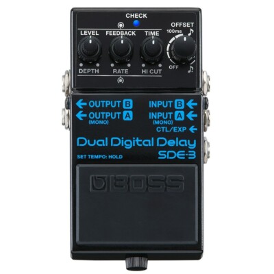 New Boss SDE-3 Dual Digital Delay Guitar Effects Pedal | eBay