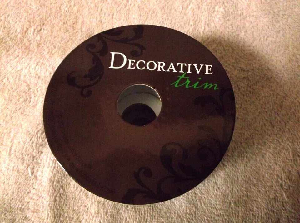 Lot 2 Spools of Decorative Ribbon Trim 1 in by 2yds and Colors shown in Pics - Image 2 of 2