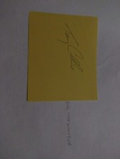 Terry Collins Signed Cut/Paper