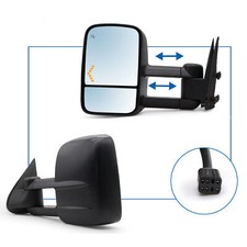 Pair Towing Mirrors Fit 2000 2001 2002 Gmc Sierra 15002500 Power Heated Black Pair Towing Mirrors Fit 2000 2001 2002 Gmc Sierra 15002500 Power Heated Black