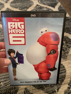 2015 Disney BIG HERO DVD Video Family Movie Animated Film