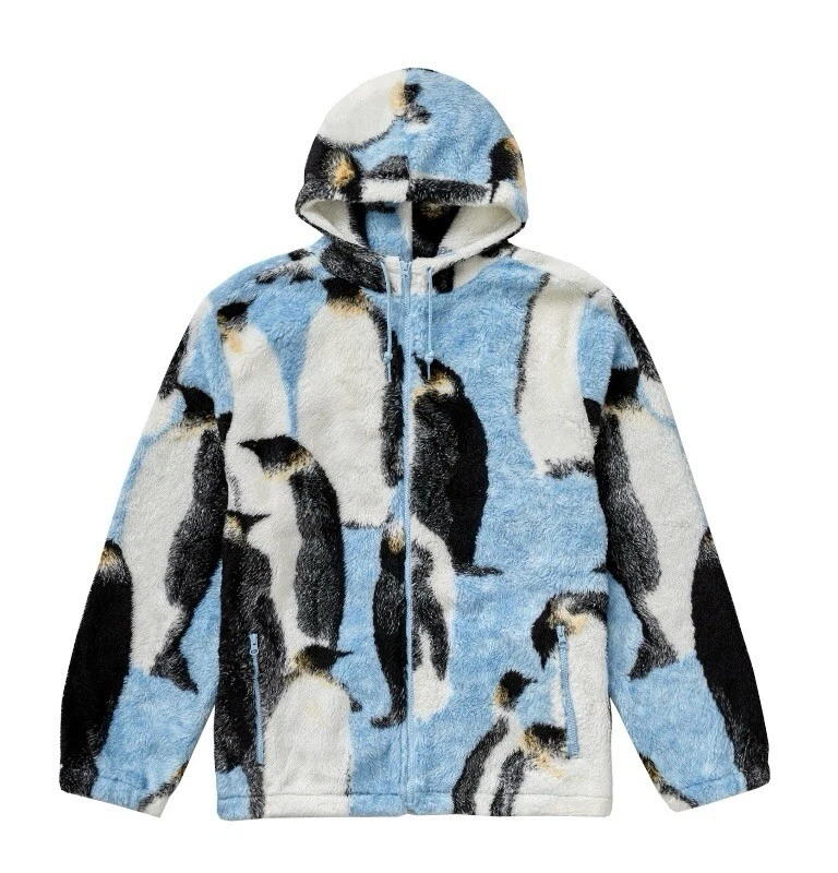 Veste polaire à capuche Supreme Penguin homme taille moyenne FW20