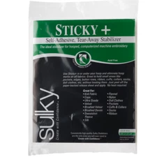 Sulky Sticky+ Stabilizer - White - 21 1/2'' x 1 yd. Pkg