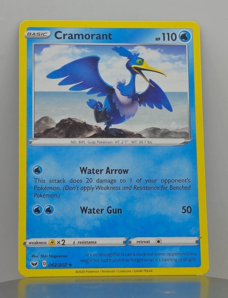 Cramorant - SWSH01: Sword & Shield Base - SWSH01 - 62/202 - Pokemon