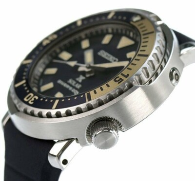 SEIKO Prospex SUT403P1 Safari Navy Blue Solar Baby Tuna Ladies