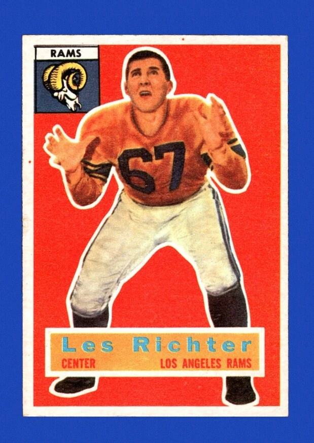 Les Richter trading card