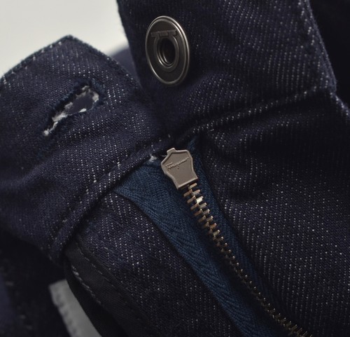 Salvatore Ferragamo Luxury Men's Dark Blue Denim Jeans Size 50 Made in Italy - Picture 11 of 12