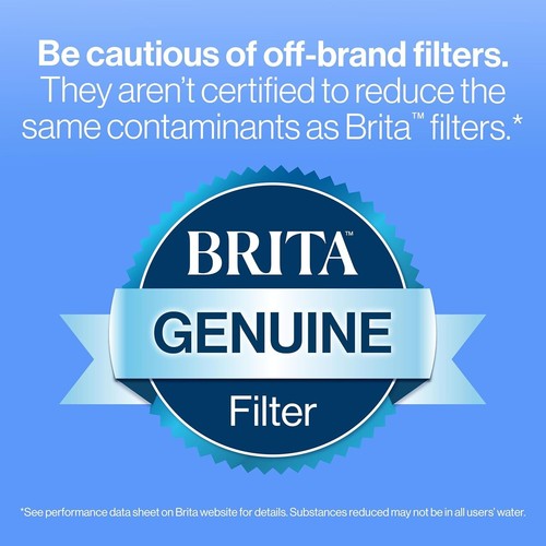 Brita Standard Water Filter for Pitchers & Dispensers, 6-Pack, Reduces Impuritie - Picture 5 of 10