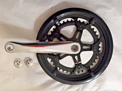 RH Alu Kettenrad Rennrad Zwei 2-Gang Kurbel 52/42T Stahlringe 170mm Arm