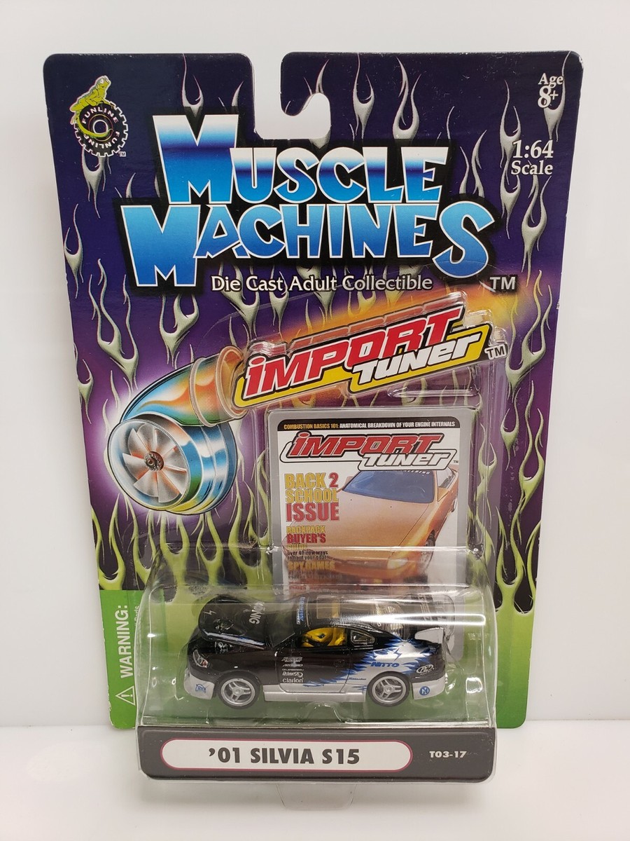 '01 SILVIA S15 ミニカー IMPORT TUNER 01 SILVIA S15 ミニカー IMPORT TUNER Muscle Machines Import