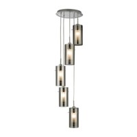 Decken Lampe Leuchte Silber Chrom Flur BüRo Schlaf Wohn Zimmer Beleuchtung