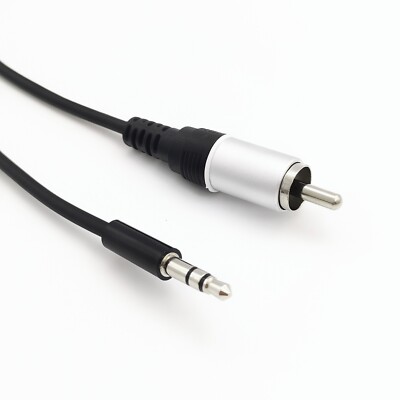 FLEAVER 3.5mm Jack Plug to Male Single Phono RCA Plug AUDIO Lead Cable 1m 3ft