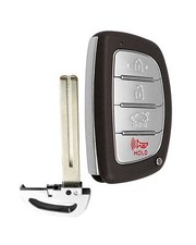 Smart Car Key Fit for Hyundai Sonata 2015-2017, Plastic, 4-Button Replaces 95...