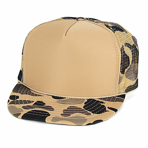 Camouflage Trucker & Baseball Mütze/Kappe mit Polyschaum vorne & Schaumstoffrücken - Bild 4 von 10