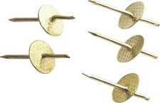 NEW PROSOURCE 5455969 PACK 5 BRASS 20LB QUICK EASY PICTURE HANGERS