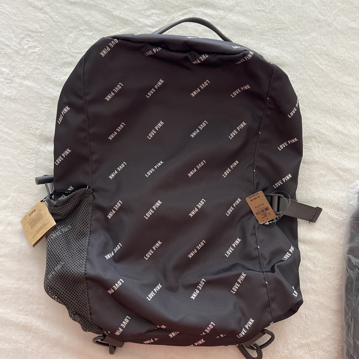 Victoria Secret CONVERTIBLE Duffle bag Backpack Charcoal 