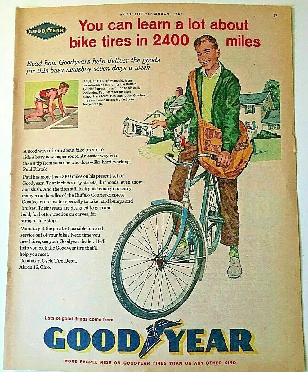 Vintage goodyear bicycle sale