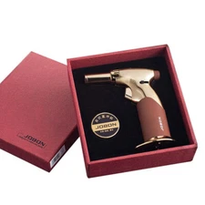 Jobon Windproof Jet Blue Flame Adjustable Torch Refillable Kitchen Lighter Gifts